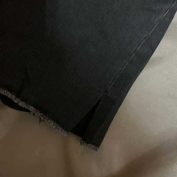 Black tape_ jean shorts - Picture 2 of 4